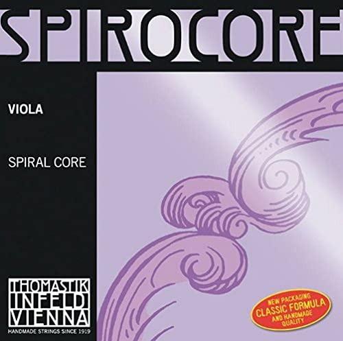 Thomastik Cuerda para Viola 4/4 Spirocore - cuerda La núcleo en espiral entorchada acero cromo, blanda