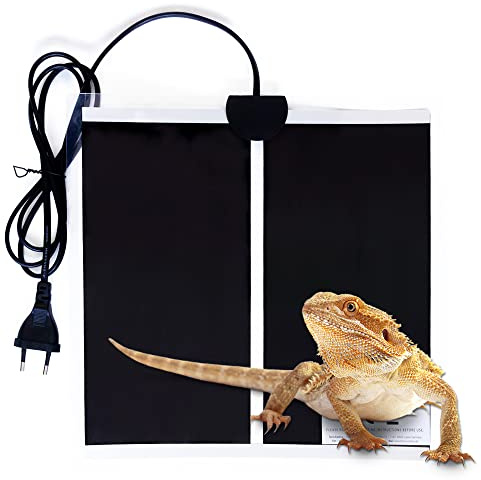 Terra Exotica Terrarium Heizmatte Standard - 5W, 7W, 14W, 20W, 28W, 35W, 45W - Wärmematte fü Terrarien (14 Watt - 28 x 28 cm)