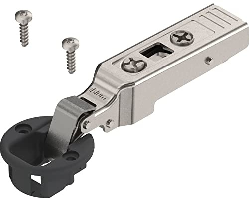 BLUM CLIP top Glastürscharnier 94°, gerade, mit Feder, Schrauben, 75T4100