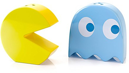 balvi - Pac-Man Salz- und Pfefferstreuer. Aus Keramik hergestellt. 2-teilig.