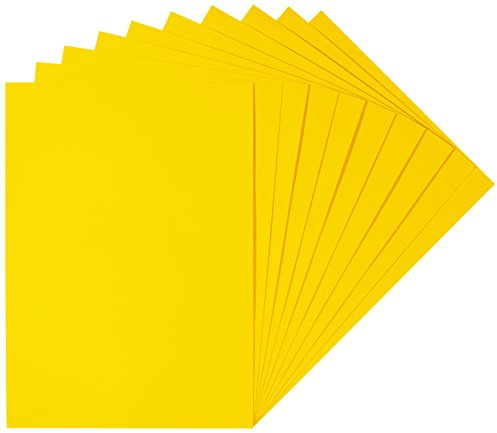 Herlitz 227108 Ritkort 50 x 70 cm, vit (paket med 10) solsken gul