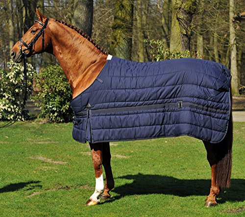 HKM Newport-6900 Dunkelblau100 - Unterziehdecke für Pferde, Polyester, 100% Polyester, Blau, Sommer, Unisex, 1 Stück, Satteldecke, Decke, Pferdeblanket, 470834031