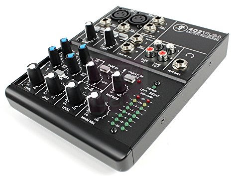 MACKIE 402VLZ4 Mixer Analogico Compatto a 4 Canali con i Preamplificatori Microfonici Onyx