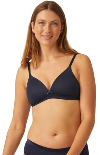 Naturana® Soft-BH ohne Bügel mit Schale [Cup A-D] Optimaler Sitz & maximaler Halt Dank Schnittführung & Breiten Trägern I T-Shirt BH I BH Damen ohne Bügel