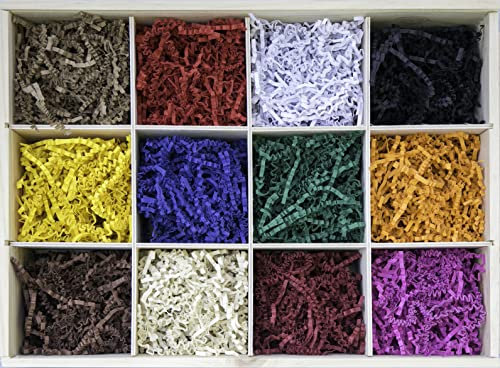 2 KG PresentFill® Füllmaterial Natur - umweltfreundliches Polstermaterial aus 100% Recycling Papier für Geschenke Pakete Versand - Verpackungsmaterial zum Verpacken Füllen | Polstern I Deko