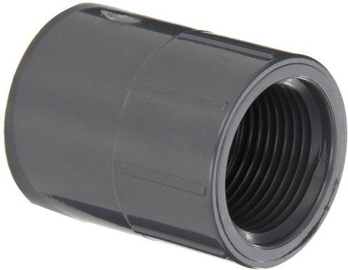Spears 835 Series PVC Pipe Fitting, Adapter, Schedule 80, 1 Socket x NPT Female