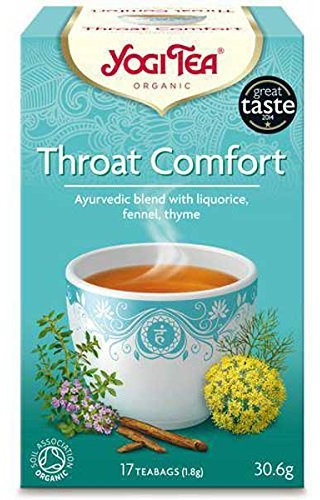 (12-pack) – Yogi te – komfort i halsen | 17 väska | 12-pack paket