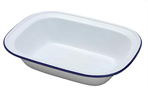 Falcon Oblong Pie Dish White 20 x 15 x 4.5cm
