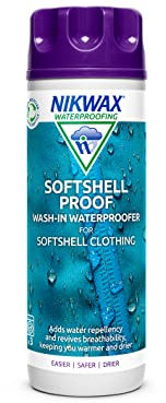 Nikwax Softshell Proof, Einwaschbare Imprägnierung für Softshells, 300 ml, transparent, Einheitsgröße, NKW0175