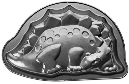 Ibili 828730 - Molde Dinosaurio Acero Negro 32 x 20 x 5 cm