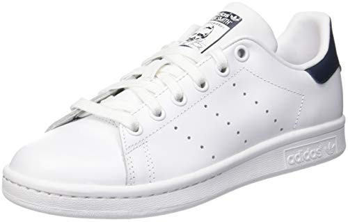 adidas Unisex-Erwachsene Stan Smith Basketballschuhe, Weiß (Running White/New Navy), 40 2/3 EU