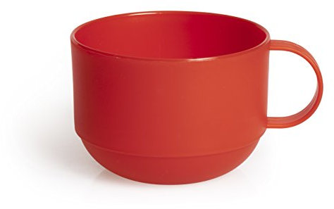 Excelsa Rainbow Tazza Jumbo 0.50 Litri, Rosso, 8 Centimeters cm