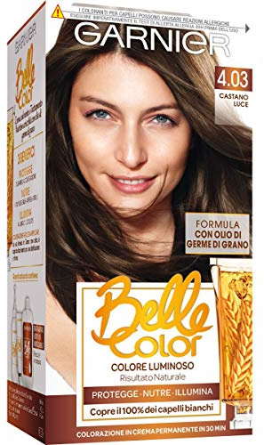 Colore Capelli Garnier Belle Color Castani Mediterranei Castano Luce 4, 03