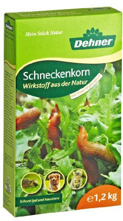 Dehner Schneckenkorn Natur, 1.2 kg, blau / grün