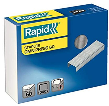 RAPID 5000561 - Caja 1000 grapas Omnipress 60 galvanizada