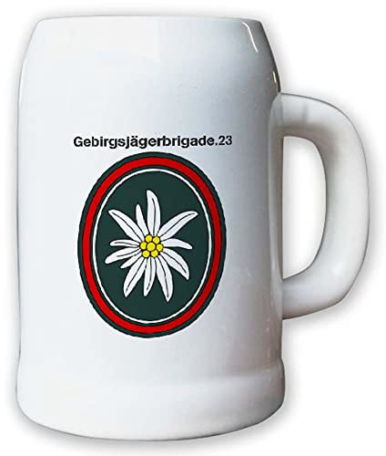 Krug/Bierkrug 0,5l -Bierkrug Gebirgsjägerbrigade 23 GebJgBrig 23 Süd #13018