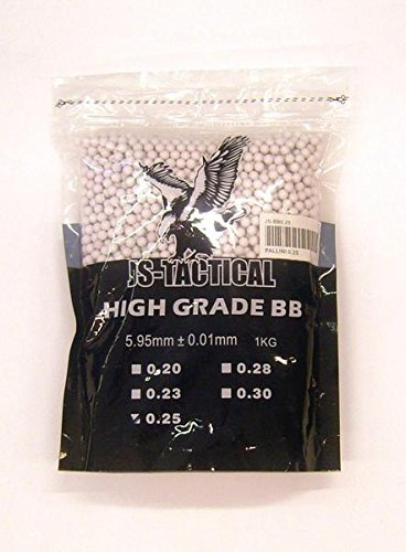 JSTACTICAL BB da 6 mm 1 kg da 0,25 g da Soft Air 4000 BB da 6 mm, top, massima