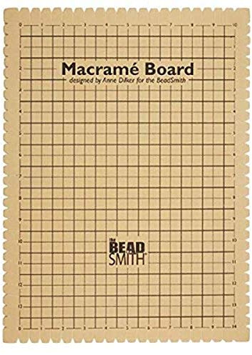 BeadSmith Makramee-Tafel zum Flechten 35,6 x 25,4 cm (1 Stück)