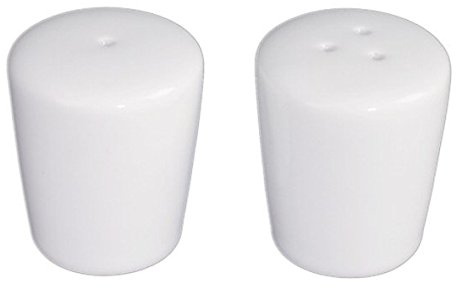 Holst Porzellan SP 001 Porzellan Salz und Pfeffer Menage Stuart, 2-teilig, weiß, 3.5 x 3.5 x 4 cm, 6 Stück