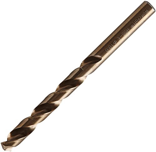 wolfcraft Broca para metal HSS con cobalto rectificada, Ø 9 mm I 7462010 I Para taladrar materiales especialmente duros y resistentes