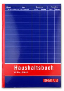 3x Haushaltsbuch 40 Blatt DIN A5