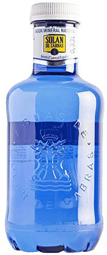 Caja de 12 frascos de agua mineral Solan de Cabras 330 ml