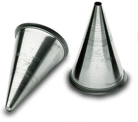 Lacor 68913 - Pack 6 boquilla redonda, 13 mm, inox 18/1