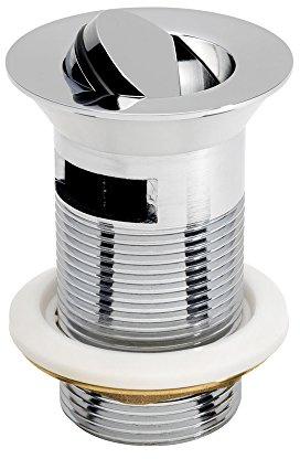 Flip Top Chrome Basin Waste (Slotted)