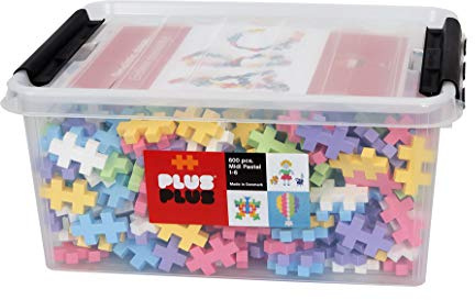 Löwenherz Plus-Plus® Midi - Kindergartenbox mit 600 Teilen Pastell