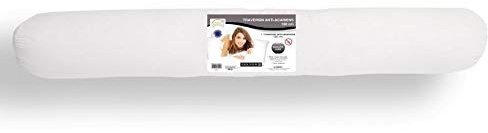 Soleil d'ocre Traversin Anti-Acariens Luxe Largeur 160 cm Coton Blanc 160 x 20 cm