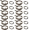 Northern DIY Door Handle Spring Replacement Repair Kit (Twelve 2.5-Turn, 3mm Thick coils Plus Twelve circlips)