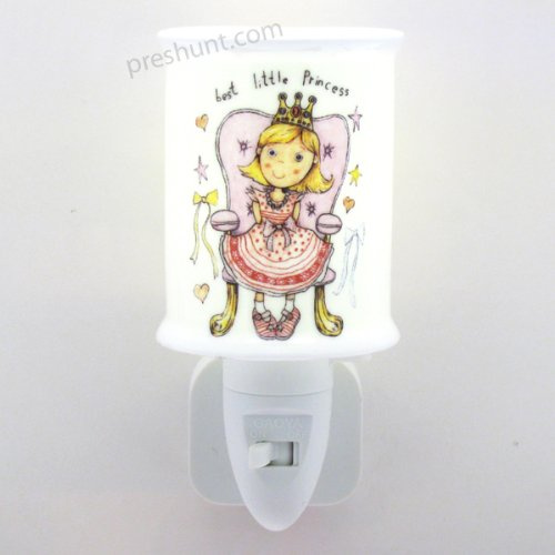 Night Lights, Cylinderical - Little Princess Design. FREE UK Delivery