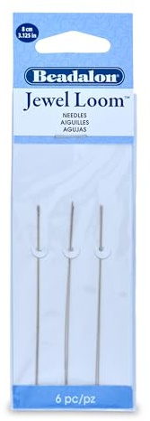 Beadalon Jewel Loom by Julianna C. Avelar Needles, 3.125 in / 8 cm, 6 pc
