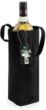 Westford Mill 620 Fairtrade-Flasche Tasche Einheitsgröße schwarz