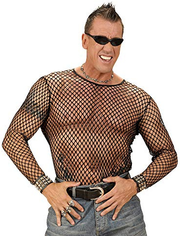 W WIDMANN MILANO Party Fashion – nättröja, 80-s, punk och rocker maskeraddräkter