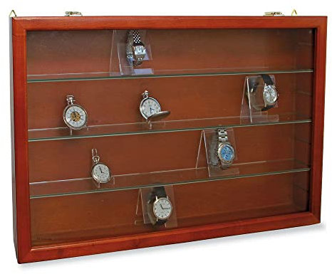 Schwäbische Albumfabrik Präsentations-Vitrine Holz Luxus