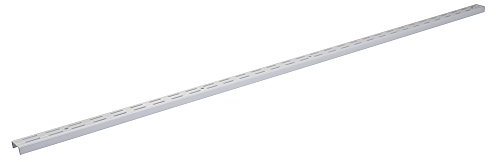 Fixman 551352 Wandschiene, zweireihig, Silver