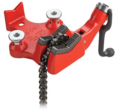 RIDGID 40195 Modell BC-410 Kettenrohrschraubstock mit oberer Schraube, Schraubstock 1/8 bis 4 (6 bis 100 mm)