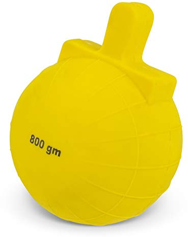 HAEST Palla propedeutica al Lancio del Giavellotto VINEX - 800 g - Gialla