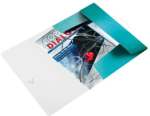 Leitz 204583 Eckspannermappe wow, A4, PP, eisblau
