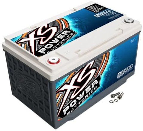 XS Power D6500 XS Series 12V 3,900 Amp AGM High Output Battery with M6 Terminal Bolt