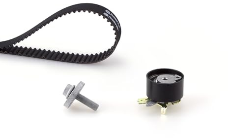 GATES Kit cinghia di distribuzione K015578XS N° denti: 123 27mm 1172mm Compatibilità con RENAULT Clio 2 BB0/1/2, CB0/1/2 Scénic 2 JM0/1 KANGOO KC0/1 Megane 2 BM0/1, CM0/1 KANGOO Express FC0/1