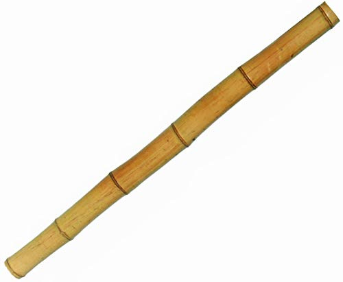 bambus-discount.com 1 tube en bambou 200 cm Tokyo laqué avec diamètre 6-8 cm – Tige en bambou avec vernis transparent 2 m de long