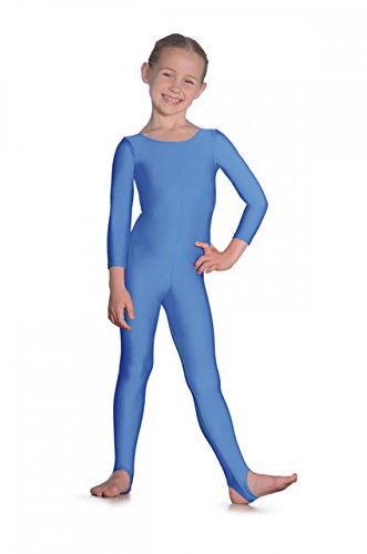 Roch Valley Long Sleeve Nylon/Lycra Catsuit Age 7-8 Royal