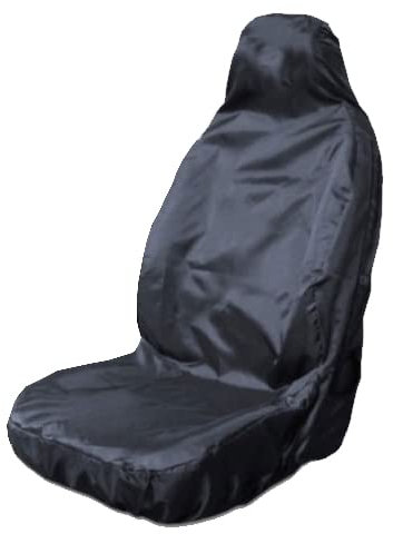 Carseatcover-UK Heavy Duty Black Waterproof Car Seat Cover - Single