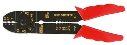 Velleman 3696l Pince à sertir pour rapide sur cordon, longueur : 250 mm