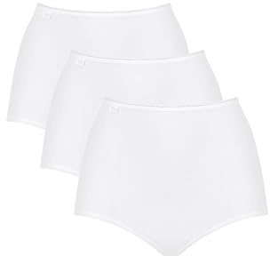 Sloggi Women's Sloggi 24/7 Cotton Mx3p Boxer Briefs, White (White 03), 24 UK