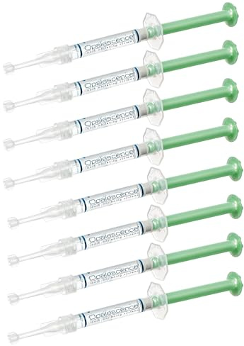 Opalescence 10% Teeth Whitening Kit - Gel Syringes Refills - Low Sensitivy (8 Units) - Fluoride, Carbamide Peroxide - Made in The USA by Ultradent 5211-4