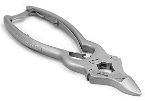 Blizzard Pinces à Ongles Professionnel - 4 Articulations Coupe Lègèrement Concave - Double Ressort Avec Fermoir - Acier Chirurgical Inoxydable - Forgé en Allemagne - Podologie CE Dispositif Médical - 15 cm