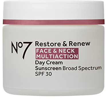 Crema de día Restore & Renew de Boots, n.º 7, con FPS 15 + 5* UVA, 50 ml, para piel madura